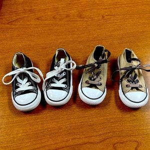 2 pairs size 6 converse